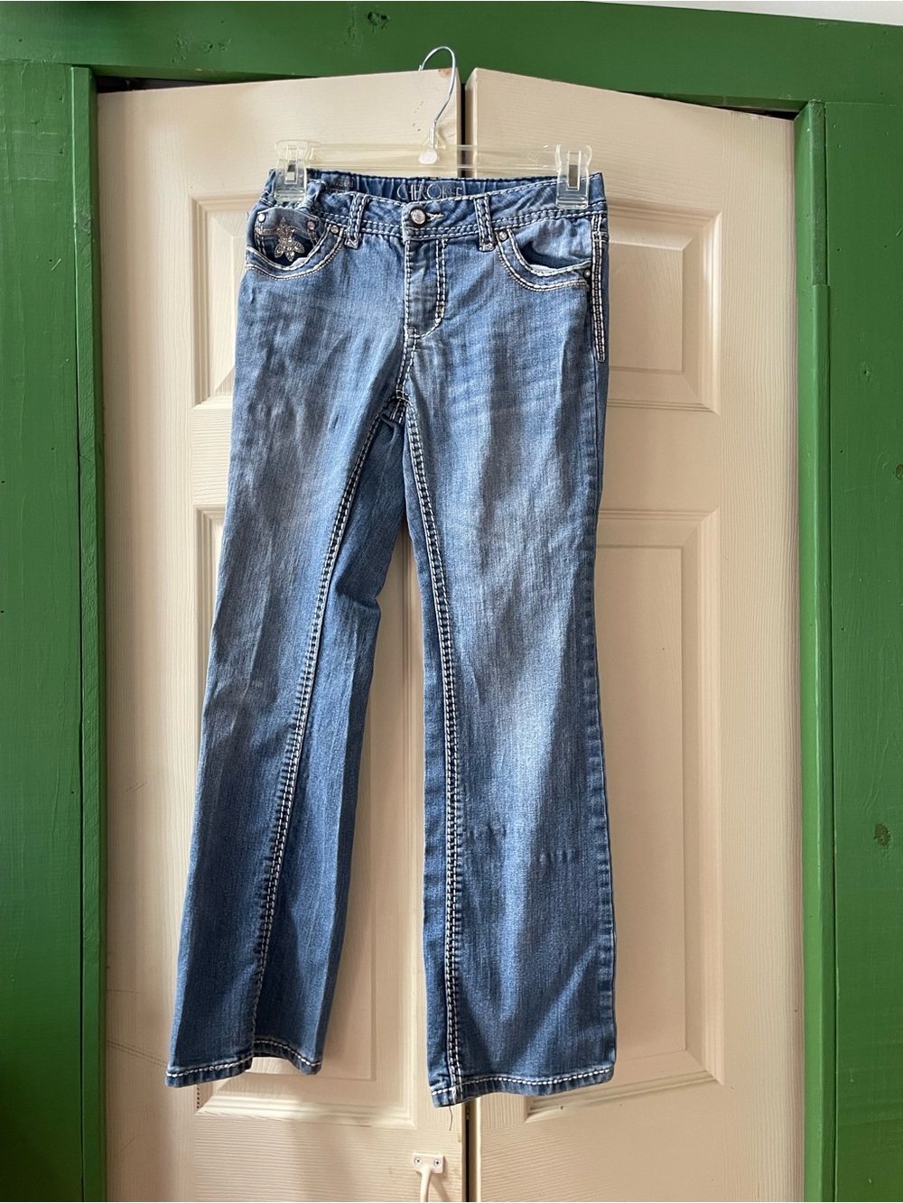 Cherokee Light Blue Kids Flare Jeans